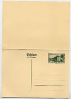 SAARGEBIET P26 Antwort- Postkarte 1928  Kat. 100,00 € - Postwaardestukken