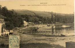 FINISTRE—CHATEAUNEUF-du-FAOU,Vue De L’Aulne Vers La Colline - Châteauneuf-du-Faou