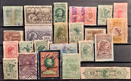 BRASIL - 24 Fiscal Stamps - Collections (without Album)