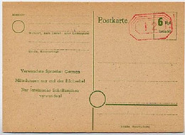 Notausgabe P B01 I OLDENBURG KOPFSTEHENDER RAHMEN 1945 Kat. 20,00 € + - Emissions De Nécessité Zone Britannique