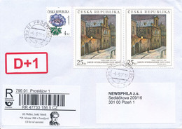 Czech Rep. / Comm. R-label (2020/37) Prostejov 1: Jiri Wolker (1900-1924) Czech Poet (X0500) - Lettres & Documents
