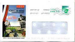 Entier Postal PAP Local Personnalisé Loire Atlantique Foire De Béré Chateaubriant Sur Les Routes De La Guerre 1914-1918 - Prêts-à-poster:  Autres (1995-...)