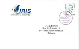 Carte Postale IRIS - Coupon Réponse Envoyé D' Allemagne - - Brieven En Documenten