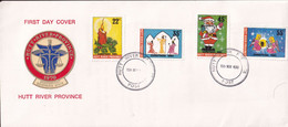 Australia 1980 Hutt River Province Christmas FDC - Werbemarken, Vignetten