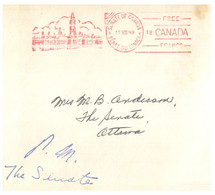 (JJ 23) Canada - Posted To Canada Senate Member PM (to Prime Minister ?) - 1969 - Otros & Sin Clasificación