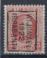 HOUYOUX Nr. 192 België Voorafstempeling Nr. 2992 B  WIJGMAEL 1922 (BRABANT) ; Staat Zie Scan  ! RRR - Roulettes 1920-29