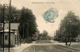 Andance * Vue De La Gare * Ligne Chemin De Fer De L'ardèche - Other & Unclassified