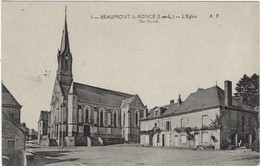 37  Beaumont La Ronce  -  L'eglise - Beaumont-la-Ronce