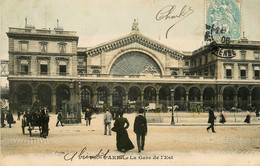 Paris * 10ème * La Gare De L'est * Le Parvis - Métro Parisien, Gares