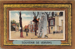 02-VERVINS- CARTE DEPLIANTE- SOUVENIR DE VERVINS - Vervins