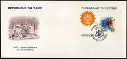 FDC (BL52) - Scoutisme / Scouting / Pfadfindertum - Baden Powell - ZAÏRE - 1980-1989