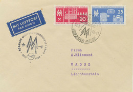 DDR 1959 Leipziger Frühjahrs-Messe Dt.Lufthansa Ost Sonderflug LEIPZIG-BERLIN - Storia Postale