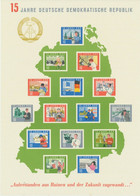 DDR 1964 15 Jahre DDR Postfr. Block + 1985 ZD-Bogen Der Mi-Nr. 2947/8, 2959/60 - Other & Unclassified