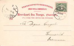 NORWAY - PICTURE POSTCARD TORGHATTEN 1904 /Q311 - Lettres & Documents