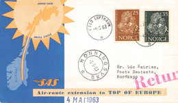 NORWAY - AIR-ROUTE EXTENSION TO TOP OF EUROPE 1963 /Q316 - Sonstige & Ohne Zuordnung