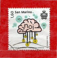 S.Marino ° 2016 -  L'INTELLIGENZA ARTIFICIALE. Unif. 2528.  Usato - Used Stamps