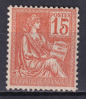 MOUCHON - YVERT N° 117 * MLH - COTE = 10 EUR. - 1900-02 Mouchon