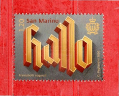 S.Marino ° 2020 -  Francobolli Augurali - Hallo  Usato - Used Stamps