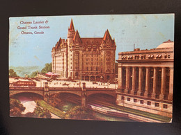 Chateau Laurier & Grand Trunk Station. Ottawa Canada - Ottawa