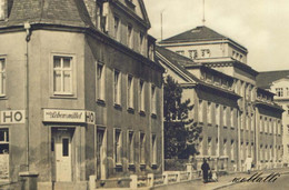 Rarität Burgstädt Sachsen MB HO Geschäft Karl-Marx-Straße - Allgemeine Berufsschule 19.9.1965 - Burgstädt