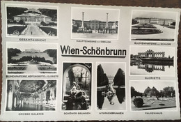 Cp, Multivues, Wien-Schönbrunn, Non écrite, édition PAG, Autriche - Schloss Schönbrunn