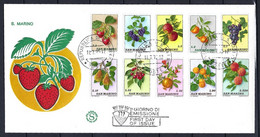 ⭐ Saint Marin - FDC - Filagrano - Thématique Fruit - 1973 ⭐ - FDC