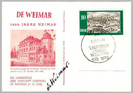 1000 Años Ciudad De WEIMAR - 1000 Years. Weimar 1975 - Other