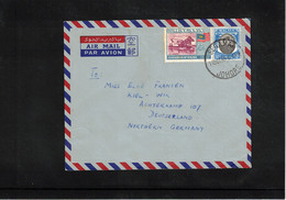 Malaysia Johore 1958 Interesting Airmail Letter To Germany - Johore