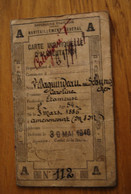 Rationnement - Carte D'alimentation Amenoncourt - Historical Documents