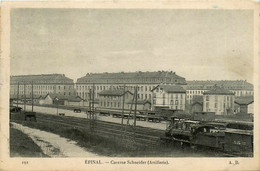 épinal * La Caserne SCHNEIDER * Artillerie * Ligne Chemin De Fer * Train Wagon Locomotive - Epinal