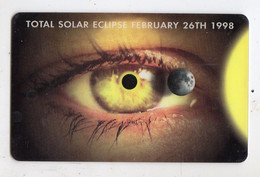 ANTILLES NEERLANDAISES NETHA3 REMOTE ANTELECOM TOTAL SOLAR ECLIPSE 5$ - Antilles (Netherlands)