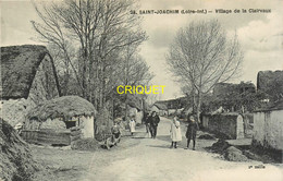 44 St Joachim, Village De La Clairvaux, Enfants Avec Brouette Au 1er Plan, Belle Carte - Saint-Joachim