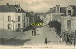 44 Carquefou, La Haute Grande Rue, Carte Peu Courante - Carquefou