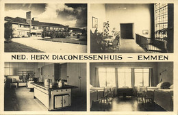 Nederland, EMMEN, Ned. Herv. Diaconessenhuis (1930s) Ansichtkaart - Emmen