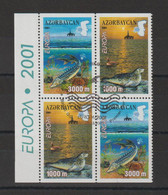 Europa 2001 Azerbadjan 417 A,b Et 418 A,b Oblit. Used - 2001