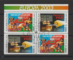 Europa 2003 Azerbadjan 460 A,b Et 461 A,b Oblit. Used - 2003