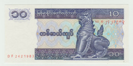 Myanmar (Burma) 10 Kyats 1997 P-71b UNC - Myanmar