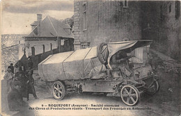 12-ROQUEFORT- SOCIETE ANNONYME DES CAVES ET PRODUCTION REUNIS, TRANSPORT DES FROMAGES EN AUTOMOBILE - Roquefort