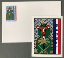 France - Guerre Du Golf - Sticker + Carte à En-tête - (B3827) - 1961-....