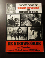 De Nieuwe Orde - Door Maurice De Wilde - 1982 - Met Oa Over Joris Van Severen - Oorlog 1939-45