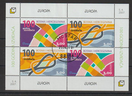 Europa 2007 Bosnie Herzegovine Herceg Bosna BF 8 Oblit. Used - 2007