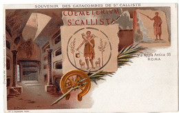 ROMA - SOUVENIR DES CATACOMBES DE St. CALLISTE - Formato Piccolo - Parques & Jardines