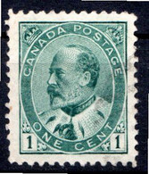 CANADA - (Dominion - Colonie Britannique) - 1903-09 - N° 78 - 1 C. Vert - (Edouard VII) - Nuevos
