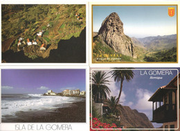 Spain - 8 Cards - Canarias - Isla De La Gomera - San Sebastian - Tamargada - Valle Gran Rey - Hermigua - Gomera