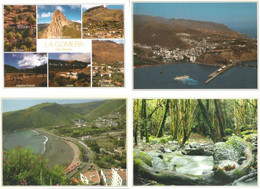Spain - 8 Cards - Canarias - Isla De La Gomera - San Sebastian - El Cedro - Valle Gran Rey - Regatta E Casa De Colon - Gomera