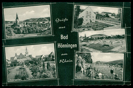 Cp Dentelée - Gruss Aus BAD HÖNNINGEN Am Rhein - Multivues - Schwimmbad - Rosengarten - Badehaus - Golfplatz - SCHRÖRS - Bad Hönningen