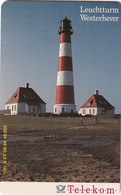 GERMANY(chip) - Leuchtturm Westerhever(A 23), Tirage 45000, 08/94, Mint - Fari
