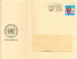 Nations Unies-Bureau De Genève-07/10/1993-Journée Mondiale De La Poste-9 Octobre - Storia Postale