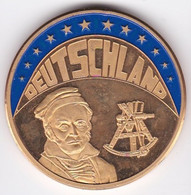 Deutschland Ecu 1994 CARL FRIEDRICH GAUSS, En Cuivre Nickel Couleur Plaquée Or - Germany