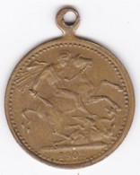 Médaille Edward VII Coronation 1902. Saint Georges Terrassant Le Dragon. - Monarchia/ Nobiltà